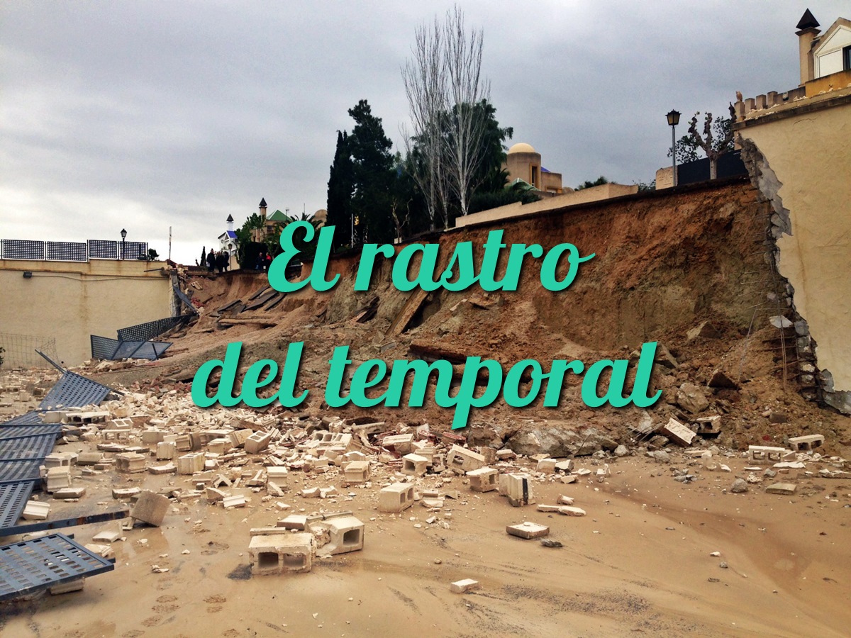 El rastro del temporal