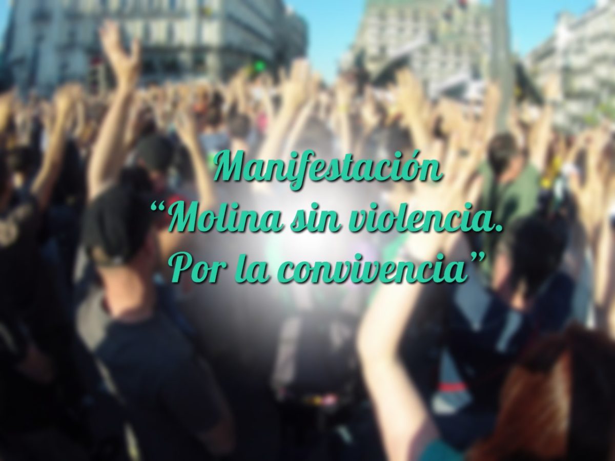 Manifestación “Molina sin violencia. Por la convivencia”